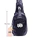 Sling Bag, EGOGO Outdoor Casual Bike Camping Hiking Chest Shoulder Unbalance Gym Fanny Backpack Sack Satchel Cross body Bag for women and men(Black)