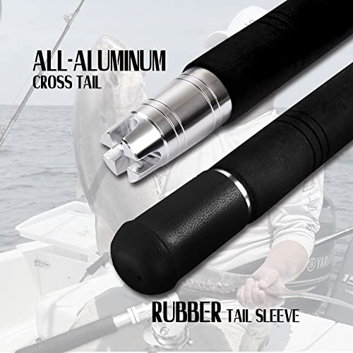 Fiblink Saltwater Offshore Trolling Fishing Rod Big Game Heavy Spinning