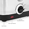 Quest-34250-Brushed-Square-Deep-Fat-Fryer-Compact-Non-Stick-Coating-Stainless-Steel-15-Litre-900W Quest 34250 1.5 Litre Stainless Steel Deep Fat Fryer / 130-190°C Adjustable Temperature / Lid Cover & Viewing Window…