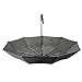 BPAGO Totes Umbrellas Compact car Umbrellas Windproof Travel Umbrella with Teflon Coating Small Automatic Open and Close Black Tote Umbrellas - Golf Umbrella