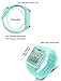 Digital Sport Watch Water Resistant Outdoor Electronic Big Face Silicone Teen Girls Women's Light Green SK1139A