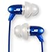 JLab Audio J6M Metal Wired Ergonomic Earbuds | 6mm Micro Drivers | Tangle Free Kevlar Cable | 24 Karat Gold Plated Jack | in-Line Microphone | Blue