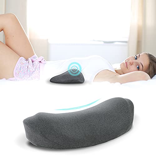 Lumbar Pillow for Back Pain Memory Foam Back Support Pillow for
