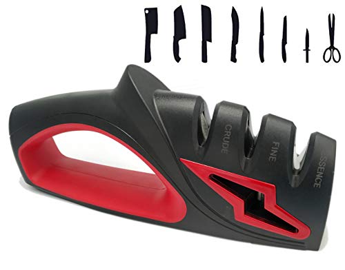 image for LifHap Knife Sharpener - Kitchen Professional 4 in 1 Blade and Scissor