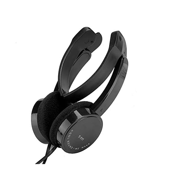 Vbestlife-Foldable-Wired-Over-Ear-HeadphonesStereo-Children-Music-Headphone-with-MicrophoneSupporting-for-Skype-CallsFor-TV-Cell-phone-Laptop-PCBlack Vbestlife Foldable Wired Over-Ear Headphones,Stereo Children Music Headphone with Microphone,Supporting for Skype Calls…