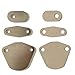 Machter EGR Block Off Plates with Gaskets Fit For 93-97 LT1 Camaro Z28 Firebird Corvette C4 Chevrolet Stainless