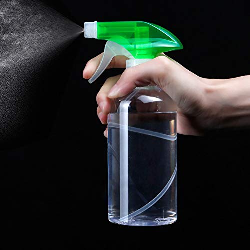 Sizet-Spray-Bottles-for-Cleaning-Solutions-16-oz-Empty-Clear-Alcohol-Resistant-Refillable-Container-with-Adjustable-Sprayer