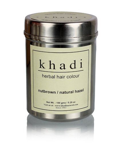 Khadi Natural Ayurvedic Herbal Hair Color Nut Brown / Natural Hazel (150 g)