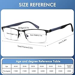 4 Pack Blue Light Blocking Reading Glasses for