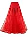 promdressesol Women's Ankle Length Petticoat Crinoline Underskirt for Long Dress