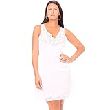 Women's Plus Size Full Slip With Lace Bust