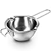 Super Double Boiler Pots Insert Pan,18/8 Stainless Steel, 2 Cups Capacity, 2 Pour Spouts,Chocolate Melting Pots