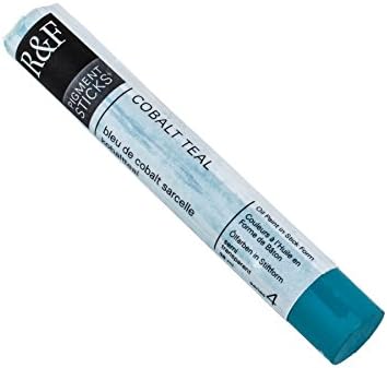 R&F Handmade Paints 214L Oil Pigment Stick 38ml Cobalt Teal