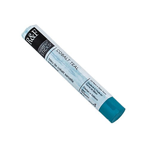 R&F Handmade Paints 214L Oil Pigment Stick 38ml Cobalt Teal