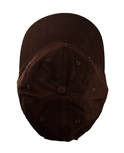 NYFASHION101 Unisex Adjustable 6-Panel Low-Profile Baseball Cap LOW100- Brown