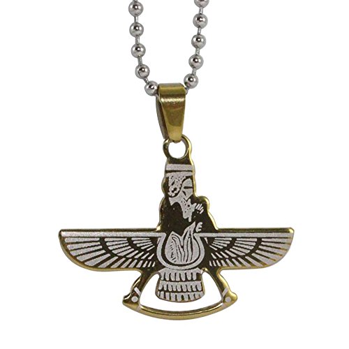 Ism Farvahar Persian Zoroastrian Farohar Ahura faravahar Persia powerful spiritual symbol Car Hang
