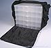 Black Nylon Bead, Sewing, Craft Supply Storage Caddy Tote with 5 Organizers