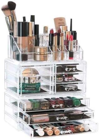 Arnais Beauty Acrylic Makeup Organiser Storage 3 Tier Stackable
