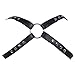 iiniim Men's Adjustable Faux Leather Body Chest Harness