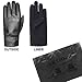 LETHMIK Winter Driving Leather Gloves Womens Touchscreen Texting Fleece Lined with Rivet Cuff Black-M