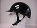 Size L Motorcycle Biker Cruiser Novelty Gloss black Polo Half Helmet Low Profile Touring