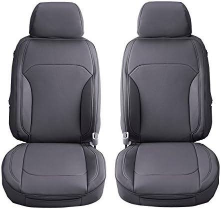 AEGIS COVER SEMI CUSTOM PVC LEATHER SEAT COVERS A PAIR FOR TOYOTA CORROLLA (2000–2006) NINTH GENERATION FRONT SEATS (STEEL)