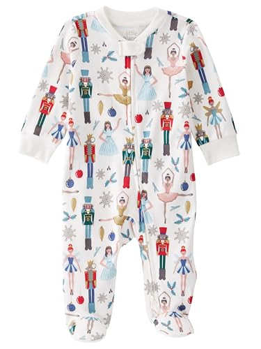 little planet by carter's Neutral Sleep and Play made with Organic Cotton, Nutc…