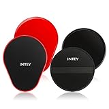 INTEY Exercise Sliders Gliding Discs, Core Sliders Dual Sided for Carpet or Hard Floors Set of 4