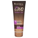 Rimmel Sunshimmer Water Resistant Instant Tan 24hr - Dark Matte 125ml