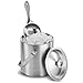 FineDine Brushed Stainless Steel Double-Walled Ice Bucket with Lid, Compact Heavy-Duty Metal Ice Bucket with Handle and Wide Tapered Scoop for Half Gallon of Ice and Chilling Wine and Liquor Bottles.