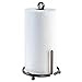 iDesign York Metal Paper Towel Holder, Free Standing Dispenser for Kitchen, Bathroom, Office, Laundry Room, 6.8