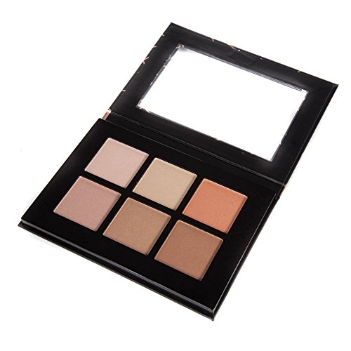Profusion Cosmetic - Studio Highlight Palette - Professional 6 Shimmer Highlight Palette Colors