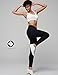AJISAI Womens Workout Leggings High Waist Tummy Control Yoga Pants Non See-Through Fabric