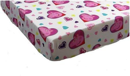 Peppa Pig Adorable (FITTED SHEET ONLY) Size TODDLER Girls Bedding Decor