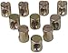 Flammi Metric M8 Barrel Nuts Cross Dowels Slotted Nuts for Beds Crib Chairs Furniture 10 PCS