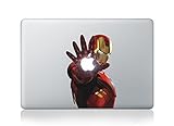 Ironman Iron Man Marvel Character + Free Sticker Colored Macbook Sticker Decal Vinyl Skin Cover Laptop