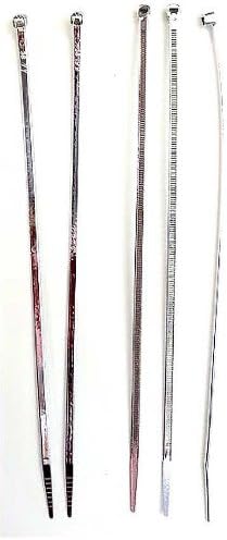 5 Show Chrome 4" Cable Zip Ties for Custom Wire Motorcycle Car Hotrod Ratrod