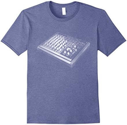 Mens Cool Music T Shirt Audio Mixer Board Sound Engineer Artist A XL Heather Blue