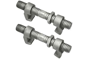 Container Modification World® - Shipping Container Bridge Fitting Clamp (2 Pack) Bolt/Twist/Screw Style for Sea Cans