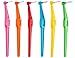 TePe Interdental Brush Angle, Angled Dental Brush for Teeth Cleaning, Pack of 6, 0.40 mm, Extra-Small/Small Gaps, Pink, Size 0