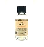 Pure Perfume Oil for Perfume Making, Personal Body Oil, Soap, Candle Making & Incense; Splash-On Clear Glass Bottle. Premium Quality Undiluted & Alcohol Free (1oz, Black Coconut)