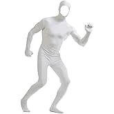 Aniler Men's and Women's Spandex Open Face Full Body Zentai Costume Bodysuit