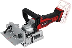 Einhell Cordless Biscuit Joiner 18V TE-BJ 18 Li-Solo Power X-Change (18V, 6500 RPM, 3/4" Depth, w/Collection Bag, Battery and