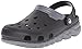 Crocs Unisex Duet Max Clog, Black/Charcoal, 9 M US Men/11 M US Women