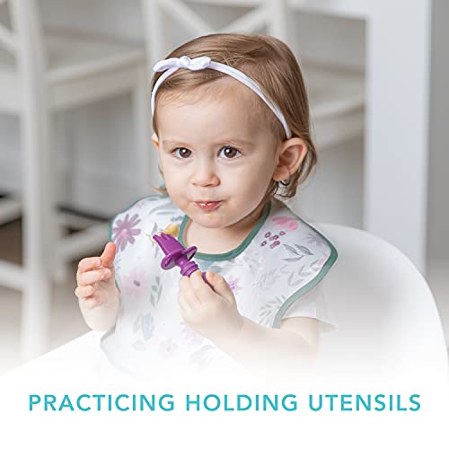 Bumkins Baby Utensils, Hello Kitty Utensil Set, Chewtensils Silicone