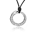 Dan's Jewelers Serpent Snake Ouroboros Pendant Necklace, Fine Pewter Jewelry