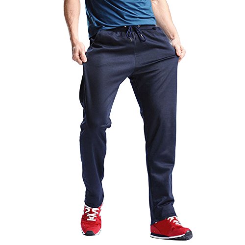 Jogger Pants Men Sports Pants Trousers Hip Hop Jogging Joggers Sweatpants Darkblue