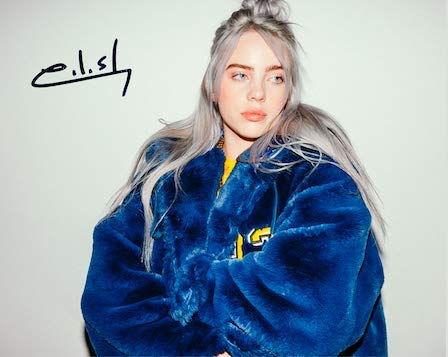 billie eilish blue hoodie