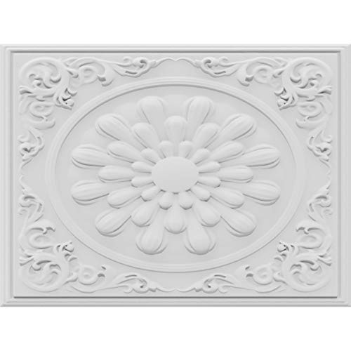 7" W x 5 1/4" H x 1/2" P Extra Large Kenton Rosette