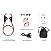 In-Ear Bluetooth Headphones, Jarv NMotion Advance Lightweight Wireless Earbuds w/ On-Board Controls and HD Premium Sound - Red